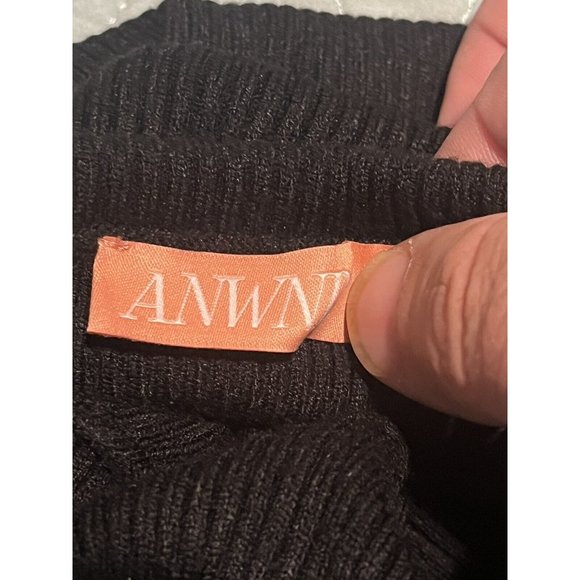 Forever 21 ANWND Women’s Black Ribbed Turtleneck Sweater Long Sleeve Top Med NEW - Picture 5 of 10